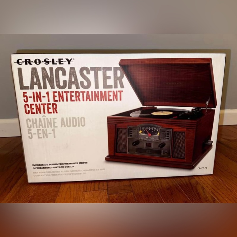 Crosley Lancaster 5-in-1 Entertainment Center CR42C-PA